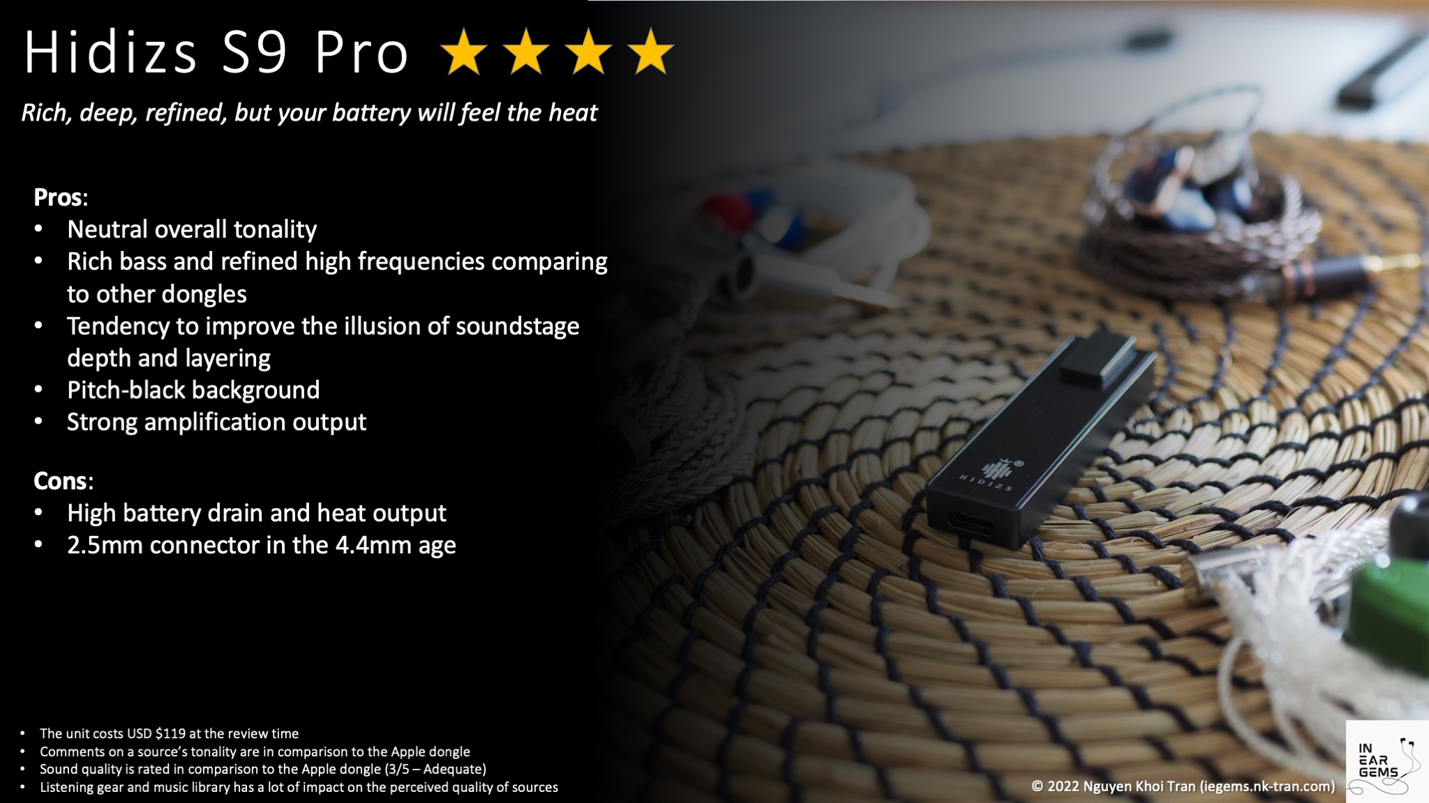 Hidizs S9 Pro - Rich. Deep. Refined.